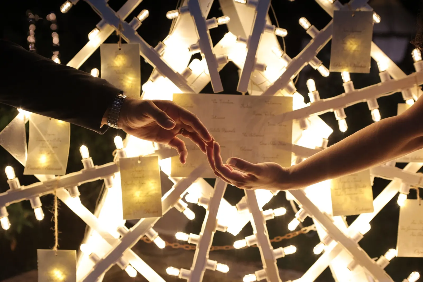 Tableau de mariage luminoso